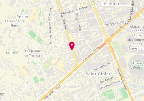 Plan de Jean Pierre, 540 Rue Paradis, 13008 Marseille
