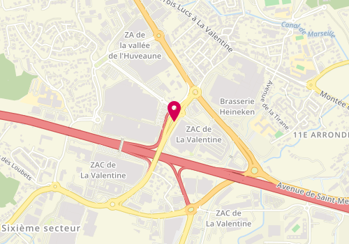 Plan de 1.2.3, Route de la Sablière, 13011 Marseille