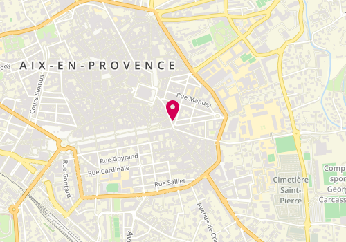 Plan de Bexley, 25 Rue Thiers, 13100 Aix-en-Provence