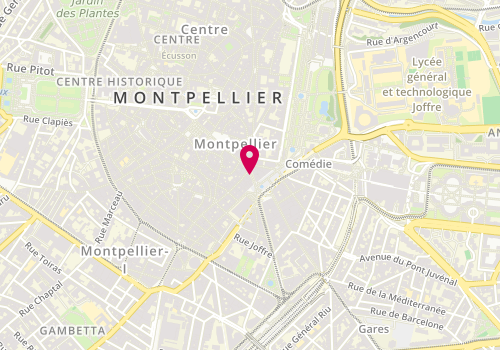 Plan de Sergent Major, 32 Rue de la Loge, 34000 Montpellier