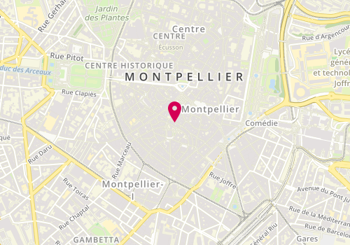 Plan de Alessio, 12 Rue de l'Ancien Courrier, 34000 Montpellier
