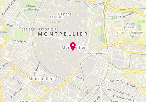 Plan de Des Filles à la Vanille, 15 Rue de la Loge, 34000 Montpellier