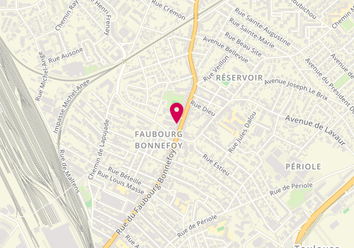 Plan de Chez Louise, 143 Rue du Faubourg Bonnefoy, 31500 Toulouse