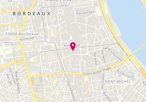 Plan de Armand Thiéry, 119 Rue Sainte-Catherine, 33000 Bordeaux