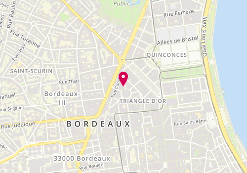 Plan de 04:11, 7 Rue Jean Jacques Rousseau, 33000 Bordeaux