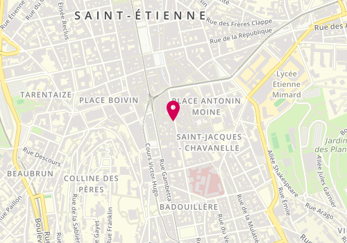 Plan de Berenice, 20 Rue Michelet, 42000 Saint-Étienne