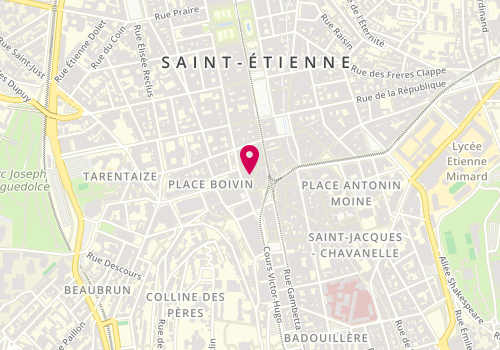 Plan de Boutique Première, 4 Rue des Fossés, 42000 Saint-Étienne