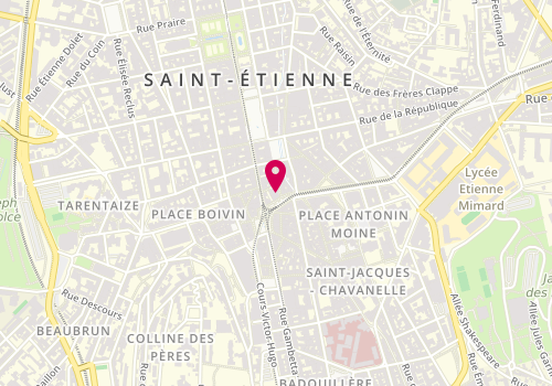 Plan de Armand Thiery Femme, 10 Rue Alsace Lorraine, 42000 Saint-Étienne