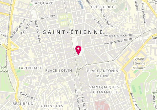 Plan de Actimag, 6 place Dorian, 42000 Saint-Étienne