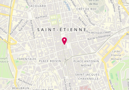 Plan de Armand Thiery Homme, 15 place Hôtel de Ville, 42000 Saint-Étienne