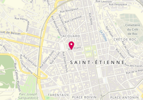 Plan de Sapafond, 17 Rue Praire, 42000 Saint-Étienne