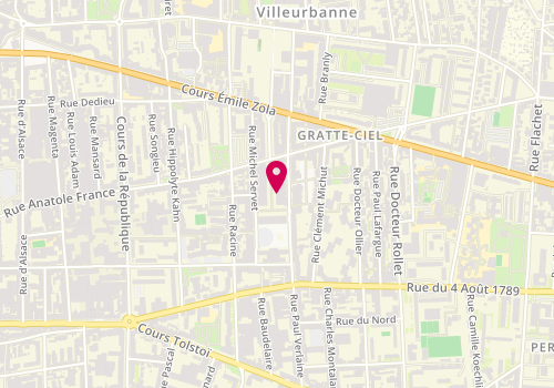 Plan de Lola Victoria, 41 avenue Henri Barbusse, 69100 Villeurbanne