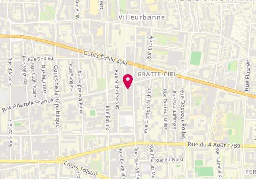 Plan de Rougegorge, 25 avenue Henri Barbusse 0 0, 69100 Villeurbanne