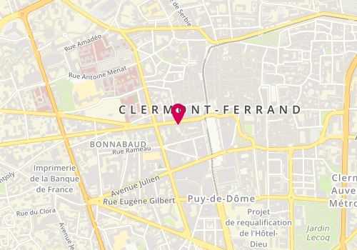 Plan de Bleu Foret, 17 Rue Blatin, 63000 Clermont-Ferrand