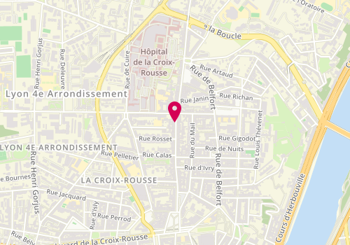 Plan de 1083 et Modetic, 63 grande Rue de la Croix-Rousse, 69004 Lyon