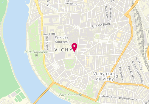 Plan de La Fée Maraboutée, 4 Rue du Président Wilson, 03200 Vichy