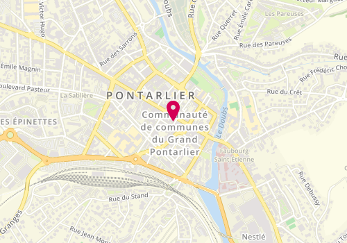 Plan de Inkognito, 35 Rue de la République, 25300 Pontarlier