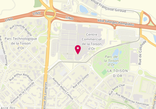 Plan de Blue Box, Centre Commercial de la Toison d'Or
Route de Langres, 21000 Dijon