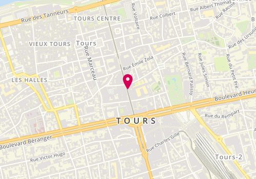 Plan de Antonelle Tours, 78 Rue Nationale, 37000 Tours
