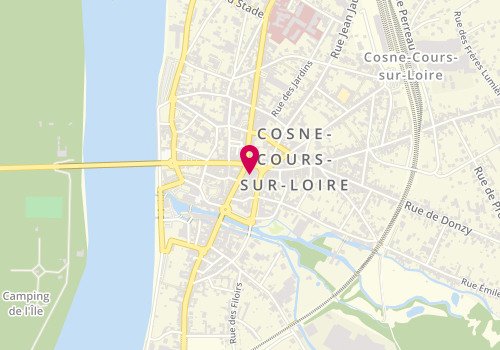 Plan de Le Vestiaire, 5 Rue Anatole France, 58200 Cosne-Cours-sur-Loire