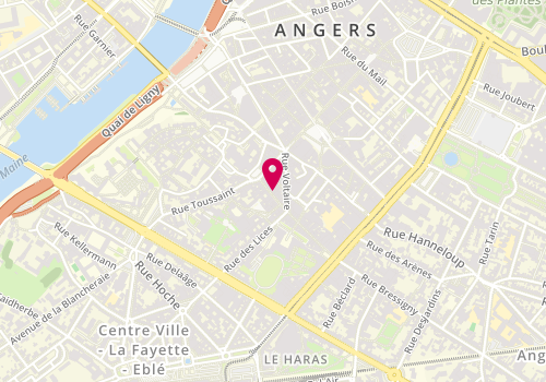 Plan de ZAPA Angers, 15 Rue Saint-Aubin, 49100 Angers