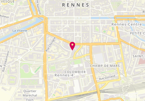 Plan de Armand Thiery, 11 Rue Tronjolly, 35000 Rennes