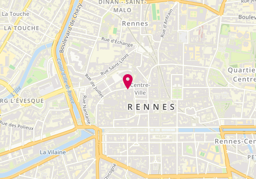 Plan de Ba'sh, 3 Rue de la Monnaie, 35000 Rennes