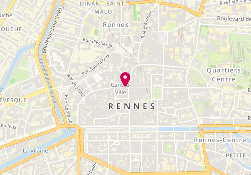 Plan de Boutique Fursac Rennes, 1 Rue de Toulouse, 35000 Rennes