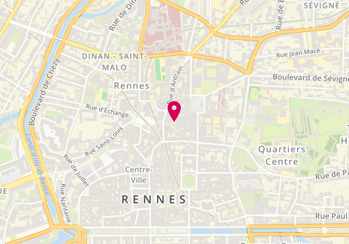 Plan de Bershka, Rue de la Visitation 13, 35000 Rennes