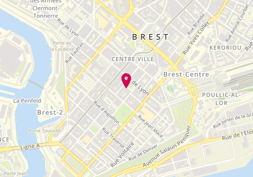 Plan de Diabolo Fraise, 6 Rue Colonel Picot, 29200 Brest