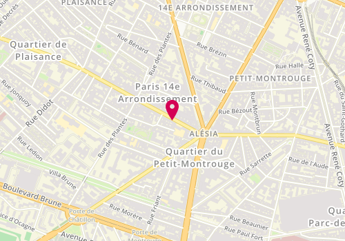 Plan de Des Marques & Moi, 105 Rue d'Alésia, 75014 Paris