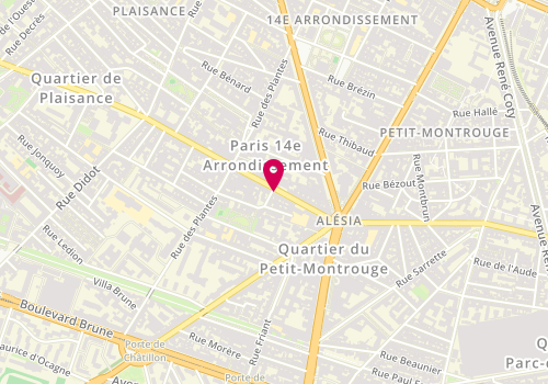 Plan de Stock Jeans Ober, 111Bis Rue d'Alesia, 75014 Paris