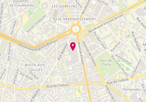 Plan de Tezenis Lingerie, 30 avenue d'Italie, 75013 Paris