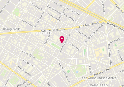 Plan de 1 2 3, 76 Bis Rue du Commerce, 75015 Paris