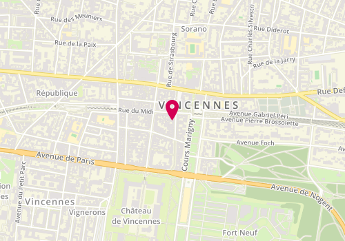 Plan de Marie-Sixtine, 29 Rue Raymond du Temple, 94300 Vincennes