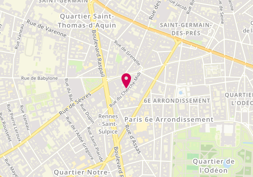 Plan de 17H10, 12 Rue du Cherche-Midi, 75006 Paris