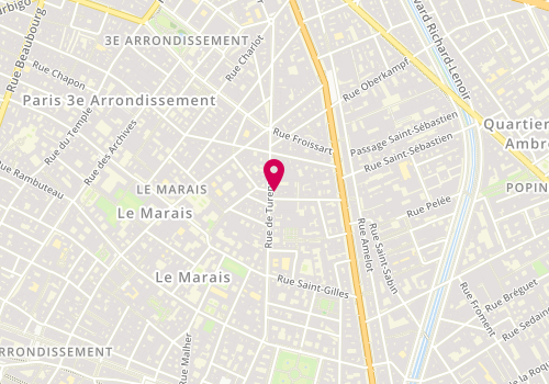 Plan de 4m, 72 Rue de Turenne, 75003 Paris
