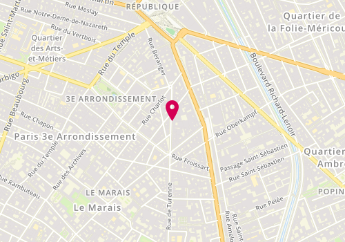 Plan de 1083, 114 Rue de Turenne, 75003 Paris