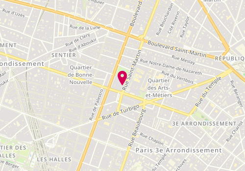 Plan de Stéphane Poncelet Showroom et Neo Family, 251 Rue Saint-Martin, 75003 Paris