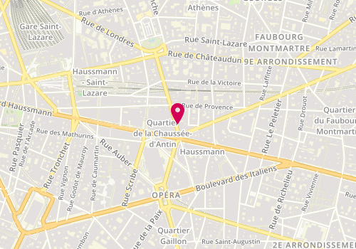 Plan de 1 2 3, 42 Rue Chaussée d'Antin, 75009 Paris