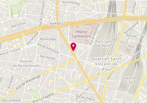 Plan de Sans Complexe, 140 Boulevard de Magenta, 75010 Paris