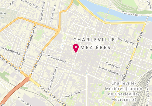 Plan de Le Comptoir des Marques, 32 Rue du Théatre, 08000 Charleville-Mézières