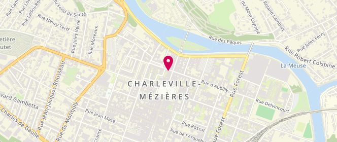 Plan de Au Travailleur Ardennais, 27 Rue du Moulin, 08000 Charleville-Mézières